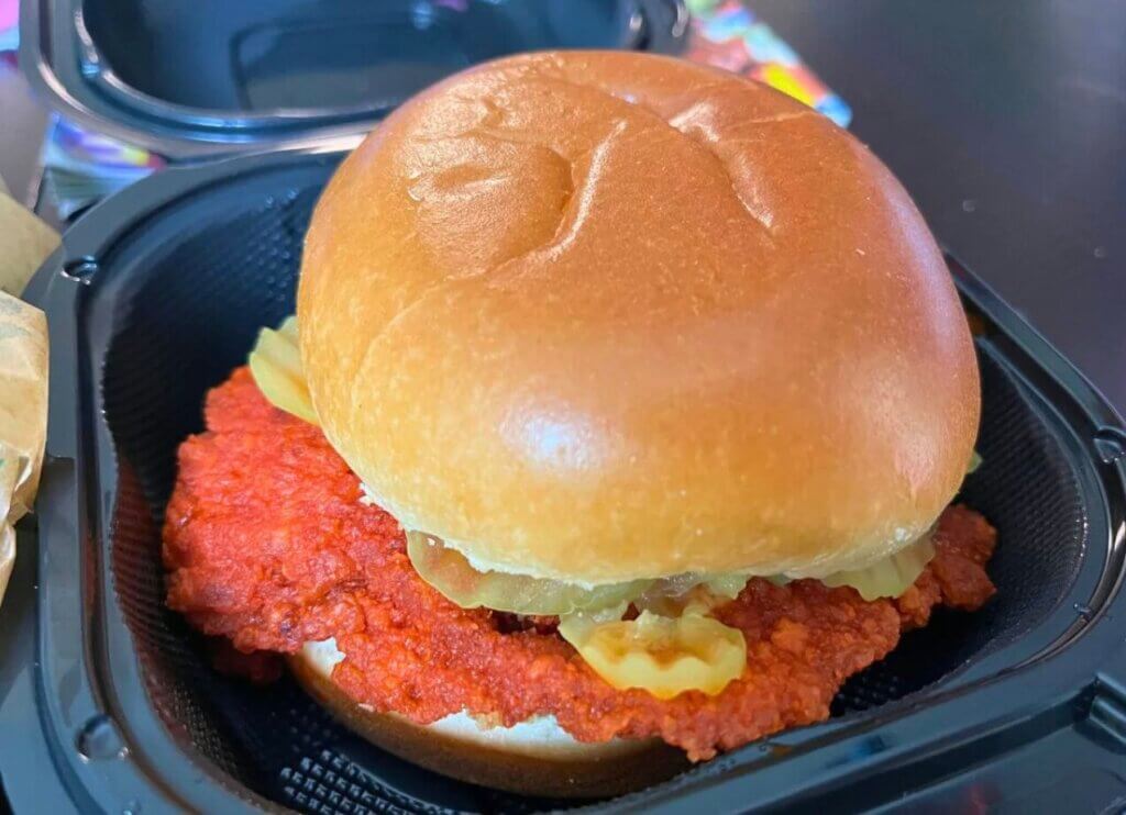 Wingstop buffalo chicken sandwich